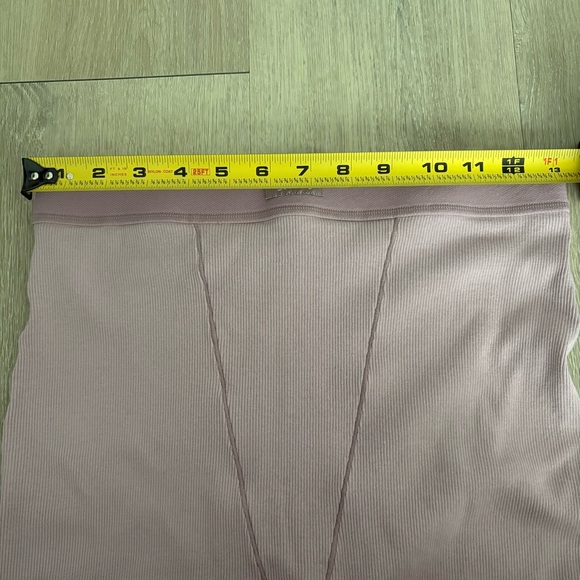 SKIMS Womens Leggings Medium Lavender Ribbed Cotton Lightweight Comfy Cozy - Picture 7 of 11